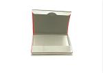 PU Leather Cover On Metal Frame Business Card Holder With Classic Design