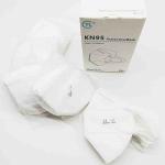 3D Vertical Folding White Mouth Breathing Protection Nose Dust Face Mask KN95