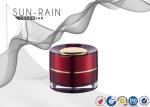 Custom luxury cream jar round gold plastic cosmetic container SR-2368