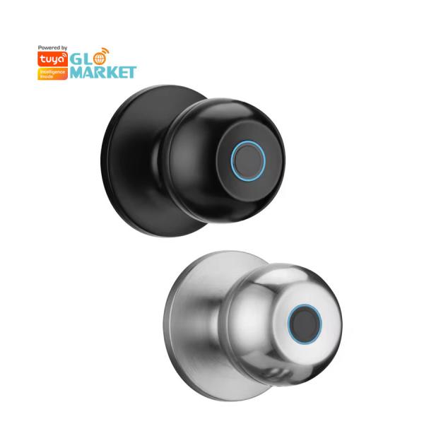 Glomarket Wholesale Intelligent Round Ball Knob Lock Keyless Smart Door Handle