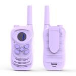 3-5km AAA Batteries VOX 0.5W Small Walkie Talkies 3 Channels