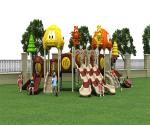 Alien Themed Kids Plastic Playground Equipment Static Resistant Skid Resistant