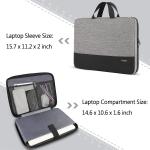Laptop Case, 15.6 inch TSA Laptop Bag Laptop Sleeve Water Resistant Computer