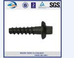 Square Head / Rectangle Head Railway Sleeper Screws / Rail Screw Nail For Rail