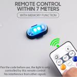 RGB Color LED Car Interior Atmosphere Lights Micro USB IP67 Wireless Remote