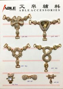 Wholesale Rhinestone Shoe Ornaments Chain Buckles For Shoes Accessories , Custom Size from china suppliers