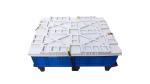 OEM PVC Blister Pack Plastic Blue Crates For Delivering Shipping Storage