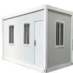 Galvanized Steel Frame Prefab Container Home With Weather Resistant Materials