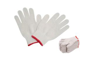 Wholesale Customized Cotton Gloves 13 Gauge Working Glove Packing With Woven Bag from china suppliers