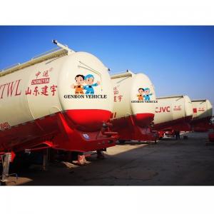 China 3 Axles 55M3 Tank 12 Weels 55Ton Cement Pneumatic Trailer on sale