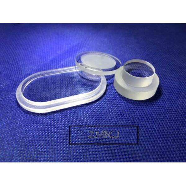 High Purity Sapphire Wafer , Sapphire Crystal Glass Optical Steps Polished Lens