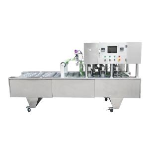 Wholesale ISO9001 Approval Automatic Food Tray Packing Machine In MAP Gas Flush from china suppliers