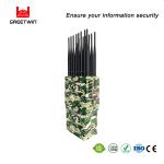 21 Antennas Cell Phone Signal Jammer 16000mAH GPS Lojack WiFi