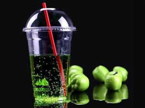 Wholesale PP Material Clear Plastic Iced Coffee Cups For Bubble Boba Tea Simple Design from china suppliers