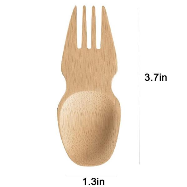 90 Mm Mizi Size Reusable Biodegradable Bamboo Fork For Food Eating Utensils For