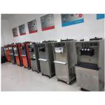 Quick Frozen 3 Flavors Commercial Ice Cream Machine with Pre-Cooling Keep Fresh