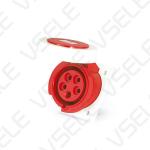 16A 3P 4P 5P Industrial Plug And Socket / Yellow Red Blue Industrial Plug
