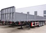 30t 50t Dry Cargo Carrier Fence Side Wall Van Truck Semi Trailer with Fuwa / BPW