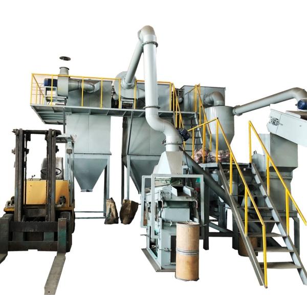 PLC Core Components Scrap Metal Shredders for Acid Small Battery Recycling