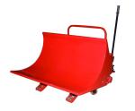 Hydraulic Cloth Roll Doffing Trolley For Narrow Alley Textile Beam Material