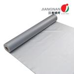 0.6 / 0.8mm Silicone Coated Fabric For Fire Curtain System Fire Retardant