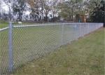 15m Length 150cm Height Pvc Coated Garden Temporary Chain Link Fence