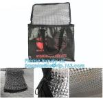 Non-woven laminated thermal insulation cooler bag,custom logo disposable