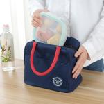 Adult 600D Polyester Aluminium Foil Thermal Tote Lunch Bag
