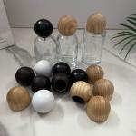 Natural Solid Wood Ball type Perfume Bottle Cap