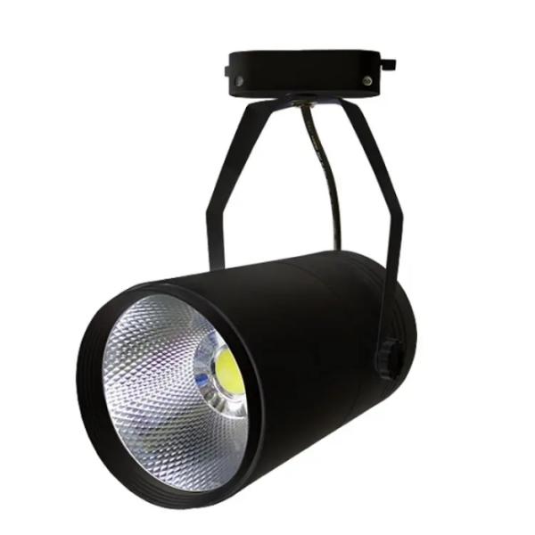 COB Chip Angle Adjustable Track Lighting 15w Led Focus Lamp For Supermarket