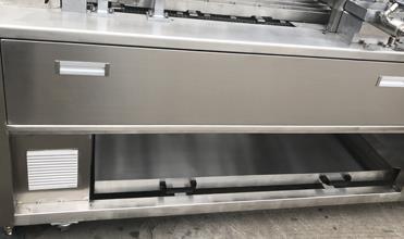 High Speed Biscuit Sandwiching Machine Four Lane Cream Biscuit Machine With Conveyor