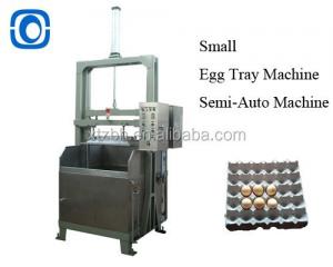 China Vacuum Suction Semi Automatic Egg Tray Machine , CE Certified Egg Packaging Machine on sale