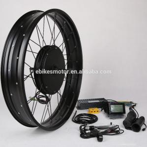 Wholesale FAT BIKE KIT 48V 1500W e bike electric bicycle conversion kit with 48V 20Ah lithium battery from china suppliers