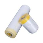 PE Transparent Pre Taped Masking Film Paper Dustproof Auto Painting
