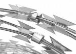 Coiled Bto-18 Oem Concertina Razor Wire Hot Dipped Galvanized