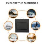 21.4% Portable Sunpower Fold Up Solar Panels USB Phone Charger 2940*595*30mm