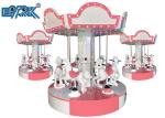 500W Amusement Park Rides Coin Operated Angel 6 Players Carousel Horse