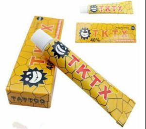 Wholesale 40% Yellow Tattoo Numbing Cream Tktx Strongest Pain Relief Cream from china suppliers
