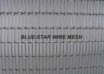 Rectangle / Slot Hole Crimped Wire Mesh Screen Stainless Steel For Facade