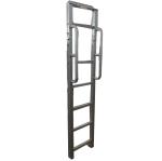 Durable Folding Aluminum Platform Ladder Aerial Work Used For Truck