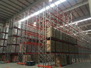 China FIFO Type Heavy Duty Drive-In Pallet Rack System For Food Storage on sale