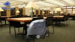 Quiet Library Floor Scrubber – Auto Shutoff & Gentle Cleaning