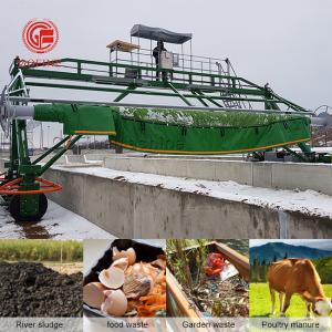 China 380v Organic Fertilizer Compost Turner Bio Waste Chicken Manure Fermentation on sale