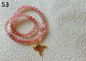 Wholesale Pink Strawberry Crystal Absorb wealth Beauty and skincare Boosting confidence from china suppliers
