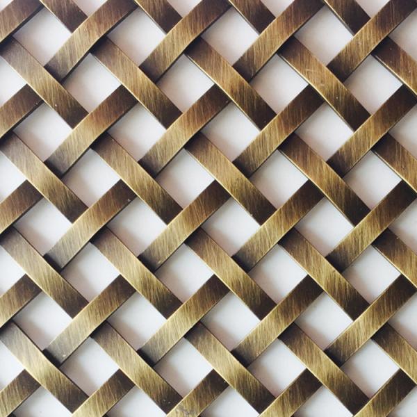 Square Woven Mesh Fabric For Furniture Decoration Fine Mesh Stainless Steel Wire