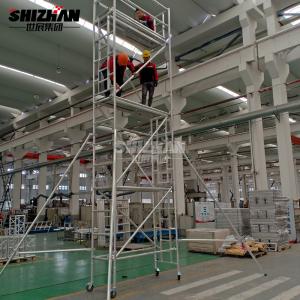 China Easy Install Mobile Aluminum Scaffolding Tower 3m 12m Height on sale