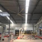 380V/220V 1.5KW HVLS Industrial Ceiling Fan for Energy-Saving Cooling in