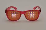 Plastic Rainbow Diffraction Glasses Style For Led Lighting Show