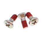 Locking Patch Stainless Steel Nylock Screws Oval Head for PH2 Machine