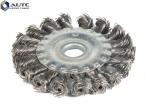 Flat Crimped Wire Wheel Brush for Metal Polishing Galvanized iron OEM Accepted